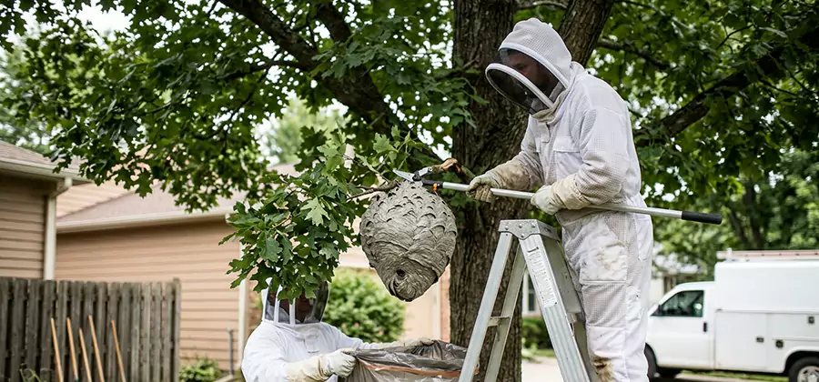 Wasp Nest in Tree Removal Newberg